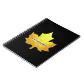 CANADAFIRST GOLD MAPLE LEAF NOTIZBLOCK (Linke Seite)