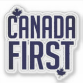 CANADAFIRST NAVY BLUE AUFKLEBER (Vorderseite)