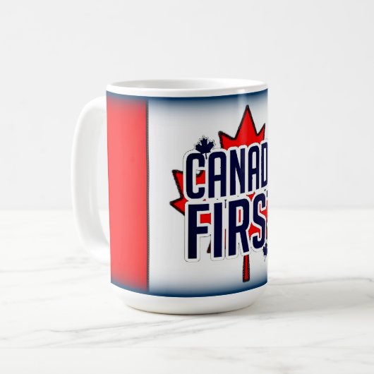 CANADAFIRST NAVY BLUE KAFFEETASSE (Vorderseite Links)