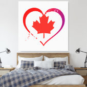Canadas Day Canvas Print Leinwanddruck (Insitu (Schlafzimmer))