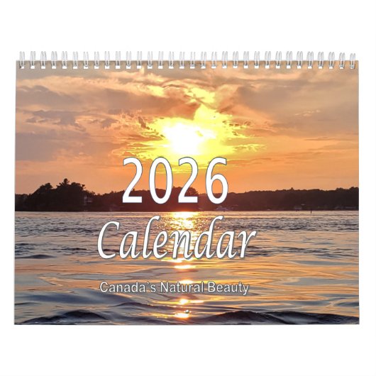 Canada's Natural Beaty 2026 Calendar  Kalender (Titelbild)