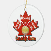 Canadas Spiel-Baum-Verzierungskreis Keramik Ornament (Links)