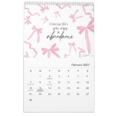 Canadian 2026 Inspiration Wörter Wasserfarbe Kunst Kalender (Feb 2027)