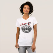 Canadian AF Landschaft Kanuapelblatt T-Shirt (Vorne ganz)