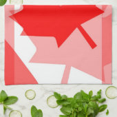 Canadian Ahornleaf überall im Style CANADA Handtuch (Gefaltet)