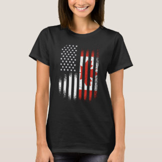 Canadian American Heritage Month Canada Patriot Gr T-Shirt