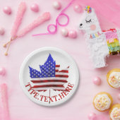 Canadian American Teller Custom Flag Paper Teller (Party)