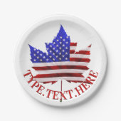 Canadian American Teller Custom Flag Paper Teller (Vorderseite)