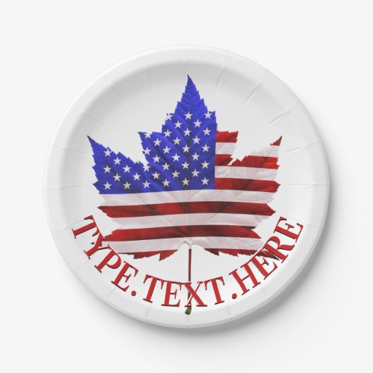 Canadian American Teller Custom Flag Paper Teller (Vorderseite)