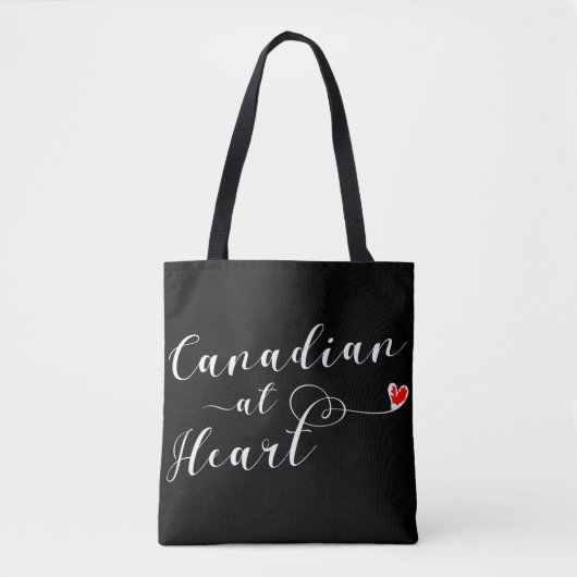 Canadian at Heart Grocertasche, Kanada Tasche (Vorderseite)