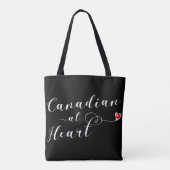 Canadian at Heart Grocertasche, Kanada Tasche (Rückseite)