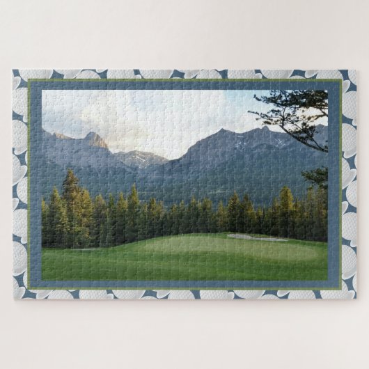 Canadian Autumn Golf Course & Ball Jigsaw Puzzle (Horizontal)