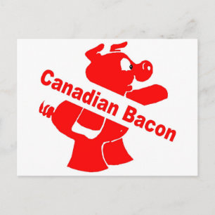 Canadian Bacon Postkarte