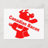 Canadian Bacon Postkarte (Vorderseite)