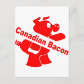 Canadian Bacon Postkarte (Vorderseite)