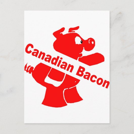 Canadian Bacon Postkarte (Vorderseite)