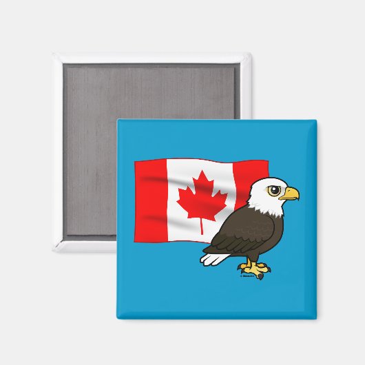 Canadian Bald Eagle Magnet (Vorderseite/Rückseite)