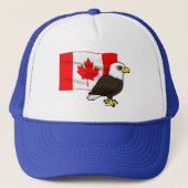 Canadian Bald Eagle Truckerkappe (Vorderseite)