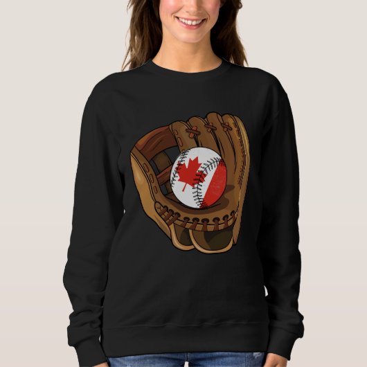 Canadian Baseball Sport Canada Baseball Team Sweatshirt (Vorderseite)