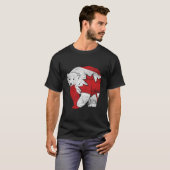 Canadian Bear Maple Leaf Canada T-Shirt (Vorne ganz)