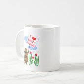 Canadian Beaver Lieben British Columbia Kaffeetasse (Vorderseite Links)