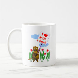 Canadian Beaver Lieben British Columbia Kaffeetasse