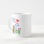 Canadian Beaver Lieben Kanada Kaffeetasse (Vorderseite Links)