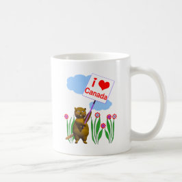 Canadian Beaver Lieben Kanada Kaffeetasse
