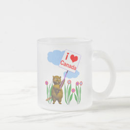Canadian Beaver Lieben Kanada Mattglastasse