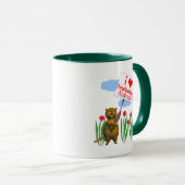 Canadian Beaver Lieben Neufundland, Labrador Tasse (VorderseiteRechts)