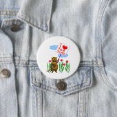 Canadian Beaver Lieben Nova Scotia Button (Beispiel)