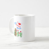 Canadian Beaver Lieben Nunavut Kaffeetasse (Vorderseite Links)