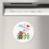 Canadian Beaver Lieben Saskatchewan Magnet (In Situ (Geschirrspüler))