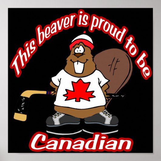 Canadian Beaver Poster (Vorne)