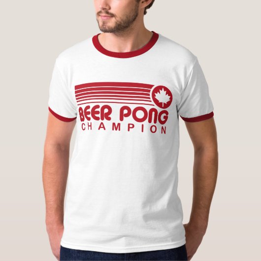 Canadian Beer Pong T-Shirt (Vorderseite)