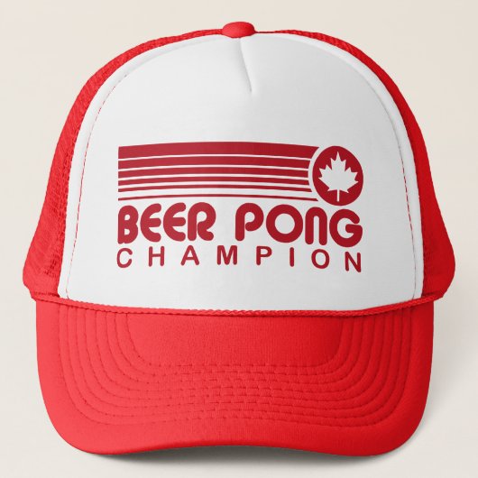 Canadian Beer Pong Truckerkappe (Vorderseite)
