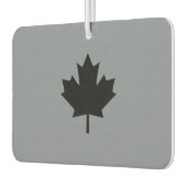 Canadian Black Maple Leaf auf Grau Autolufterfrischer (Links)