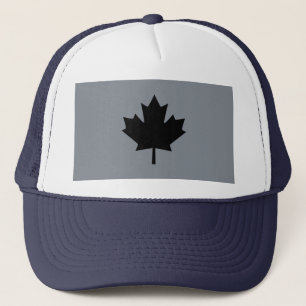 Canadian Black Maple Leaf Design Truckerkappe