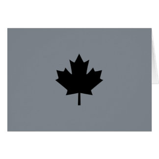 Canadian Black Maple Leaf Display