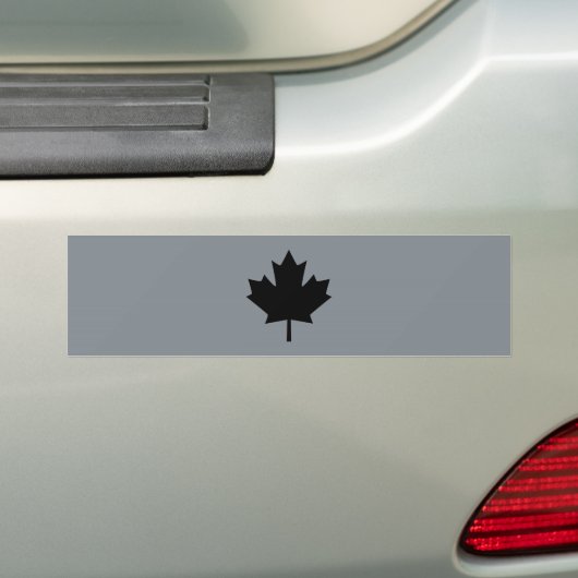 Canadian Black Maple Leaf Display Autoaufkleber (Auf Auto)