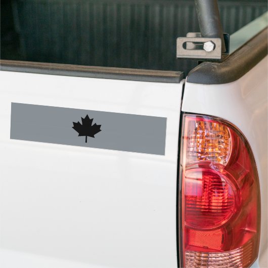 Canadian Black Maple Leaf Display Autoaufkleber (Auf Lkw)