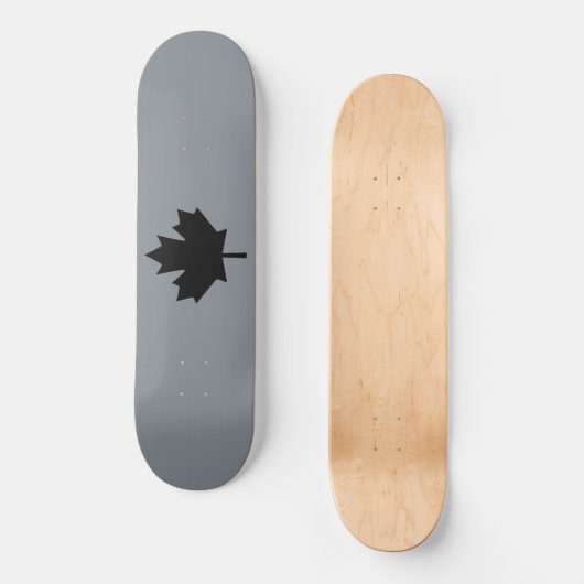 Canadian Black Maple Leaf Display Skateboard (Vorderseite)
