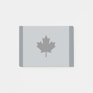 Canadian Black Maple Leaf Graphic Post-it Klebezettel