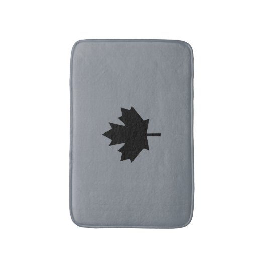 Canadian Black Maple Leaf Style Badematte (Vorderseite Vertikal)