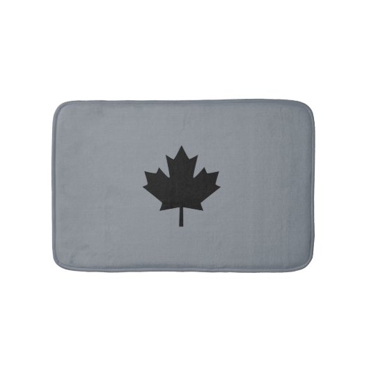Canadian Black Maple Leaf Style Badematte (Vorderseite)