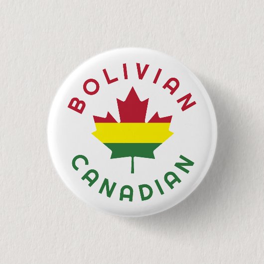 Canadian Bolivian Roots Button (Vorderseite)