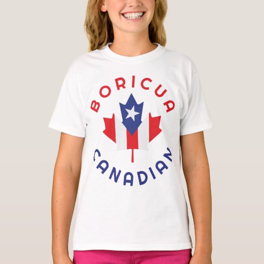 Canadian Boricua Roots T-Shirt (Vorderseite)