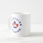 Canadian Cambodian Roots Kaffeetasse (Vorderseite Links)