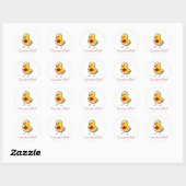 Canadian Chick Stickers (Blatt)