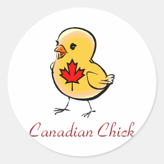 Canadian Chick Stickers (Vorderseite)